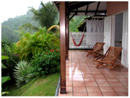 terrasse vue mer anse figuier guadeloupe les saintes